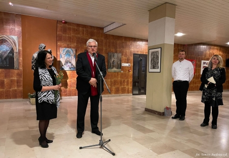 2022 wystawaGorliwość o dom Twój pochłania mnie- Galeria” Krużganek” UKSW